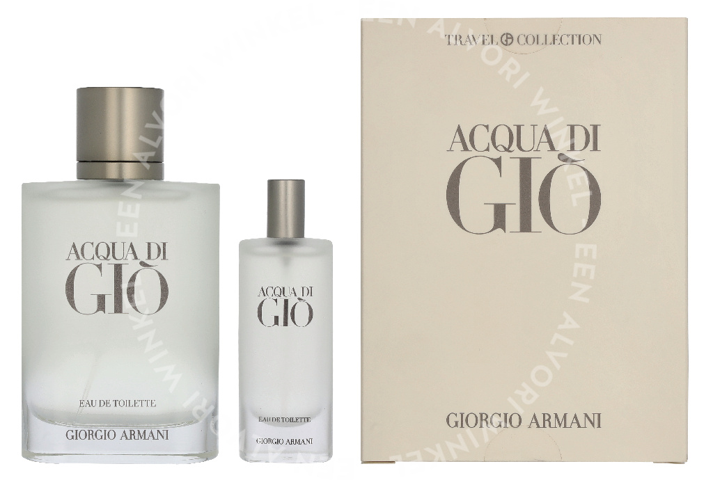 Armani Acqua Di Gio Pour Homme Giftset 115ml Edt Refill 100ml/Edt Spray 15ml