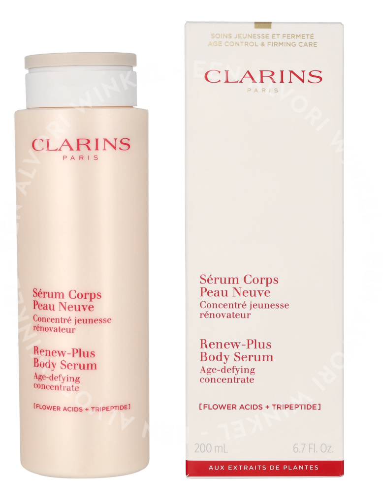 Clarins Renew-Plus Body Serum Flower Acids + Tripeptide 200ml