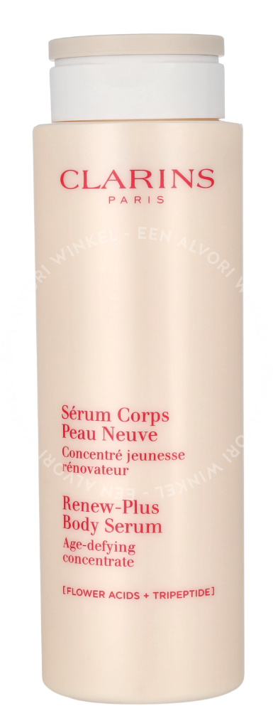 Clarins Renew-Plus Body Serum Flower Acids + Tripeptide 200ml - Afbeelding 3