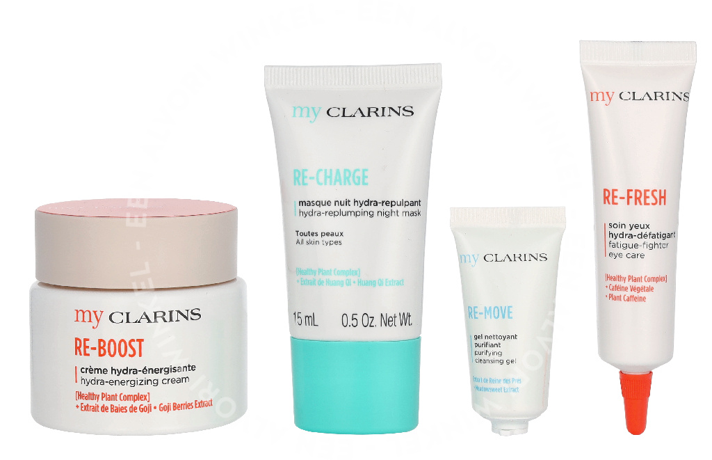 Clarins My Clarins Set 95ml Cream 50ml/Eye De-Puffer 15ml/Sleep Mask 15ml/Cleansing Gel 15ml - Afbeelding 3