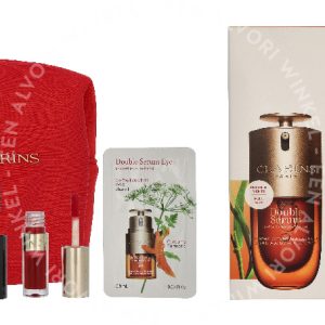 Clarins Double Serum Set 35.3ml 30ml/Mascara 3ml/Lip 1,4ml/Serum 0,9ml