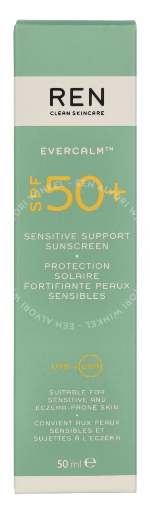 REN Evercalm Sensitive Support Sunscreen SPF50+ 50ml - Afbeelding 2
