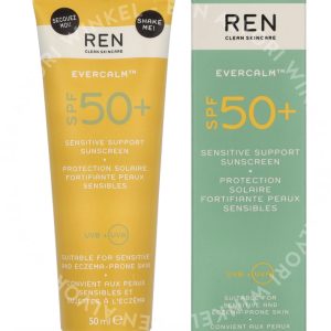 REN Evercalm Sensitive Support Sunscreen SPF50+ 50ml