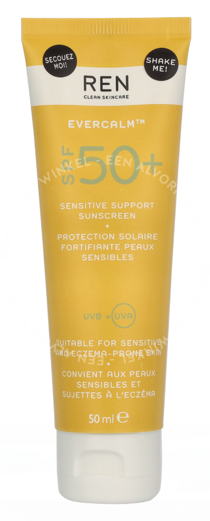 REN Evercalm Sensitive Support Sunscreen SPF50+ 50ml - Afbeelding 3