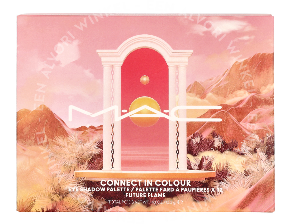 MAC Connect In Colour Eyeshadow Palette 12.2g 12 Shades - Future Flame - Afbeelding 2