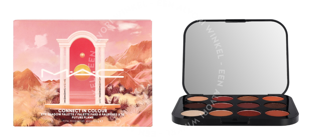MAC Connect In Colour Eyeshadow Palette 12.2g 12 Shades - Future Flame