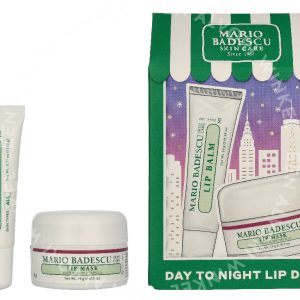 Mario Badescu Day To Night Lip Duo Set 24g Lip Mask Acai Vanilla 14g/Lip Balm 10g