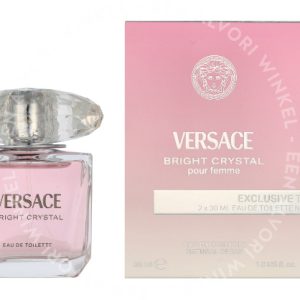 Versace Bright Crystal Giftset 60ml edt spray 30ml/edt spray 30ml