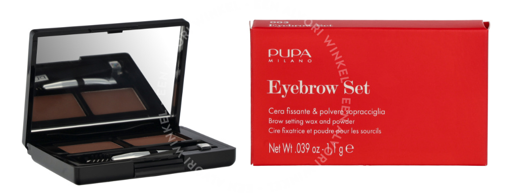 Pupa Eyebrow Design Set 1.1g #003 Dark Brown