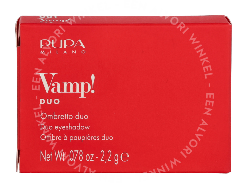 Pupa Vamp! Compact Duo Eyeshadow 2.2g #001 Rose Perlage - Afbeelding 2