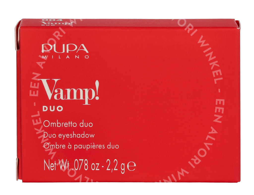 Pupa Vamp! Compact Duo Eyeshadow 2.2g #004 Bronze Amber - Afbeelding 2