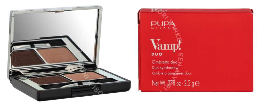 Pupa Vamp! Compact Duo Eyeshadow 2.2g #004 Bronze Amber
