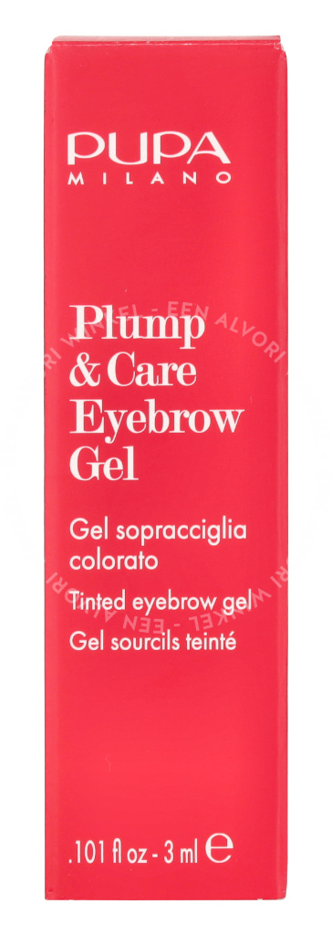 Pupa Plump & Care Eyebrow Gel Plump & Care Eyebrow Gel 3ml #002 Brown - Afbeelding 2