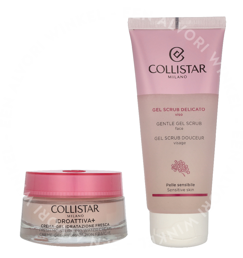 Collistar Idroattiva Set 150ml Fresh Hydration Cream-Gel 50ml/Gentle Scrub 100 ml - Afbeelding 3