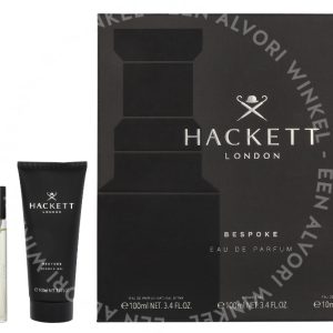 Hackett Bespoke Giftset 210ml Edp Spray 100 ml/Showergel 100 ml/Travel Spray 10 ml