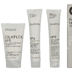 Olaplex The Mini Essentials Holiday Set 137.5ml No.3 Hair Perfection 30ml/No.4 Shampoo 30ml/No.5 Conditioner 30ml/No.9 Bond Protector 20ml/ Bond Smoother 20ml/ Bonding Oil 7.5ml