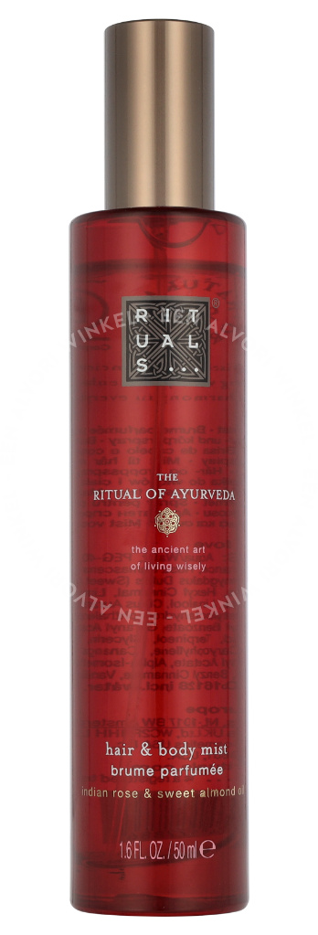 Rituals Ayurveda Blissfull Hair & Body Mist 50ml Indian Rose & Sweet Almond Oil - Afbeelding 2