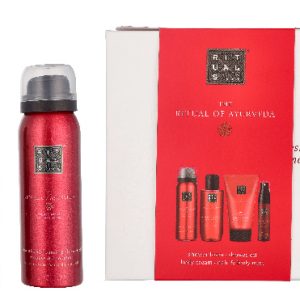 Rituals Ayurveda Small Giftset 215ml Shower Oil 75ml/Foaming Shower Gel 50ml/Hair & Body Mist 20ml/Body Cream 70ml