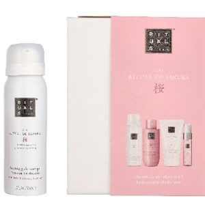 Rituals Sakura Small Giftset 215ml Foaming Shower Gel 50ml/Shower Oil 75ml/Body Cream 70ml/Hair & Body Mist 20ml
