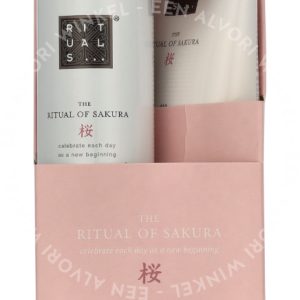 Rituals Sakura Trial Set 245ml Foaming Shower Gel 50ml/Body Scrub 125g/Body Cream 70ml