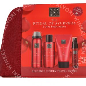 Rituals Ayurveda Travel Exclusives 215ml Foaming Shower Gel 50ml/Shower Oil 75ml/Body Cream 70ml/Body Mist 20ml