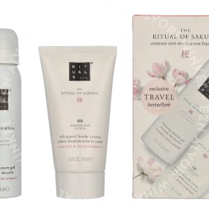 Rituals Sakura Exclusive Travel Set 120ml Foarming Shower Gel 50ml/Whipped Body Cream 70ml