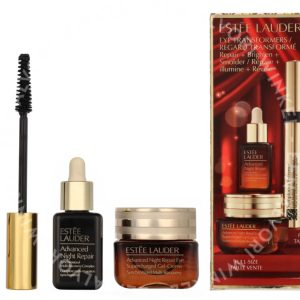 E.Lauder Eye Transformers Repair Set 38ml Advanced Night Repair Eye Supercharged Gel Creme 15ml/Advanced Night Repair 15ml/Sumptuous Mascara Extreme Black 8ml