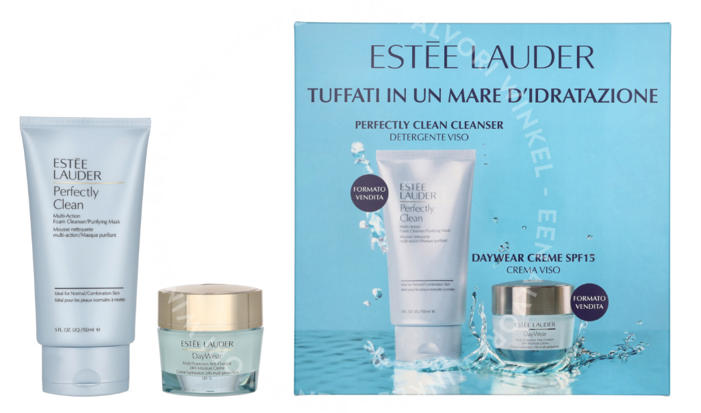 E.Lauder DayWear Spring Set 200ml DayWear Multi-Protection Anti-Oxidant 24H-Moisture Creme SPF15 50ml/Perfectly Clean Multi-Action Foam Cleanser/Moisture Mask 150ml