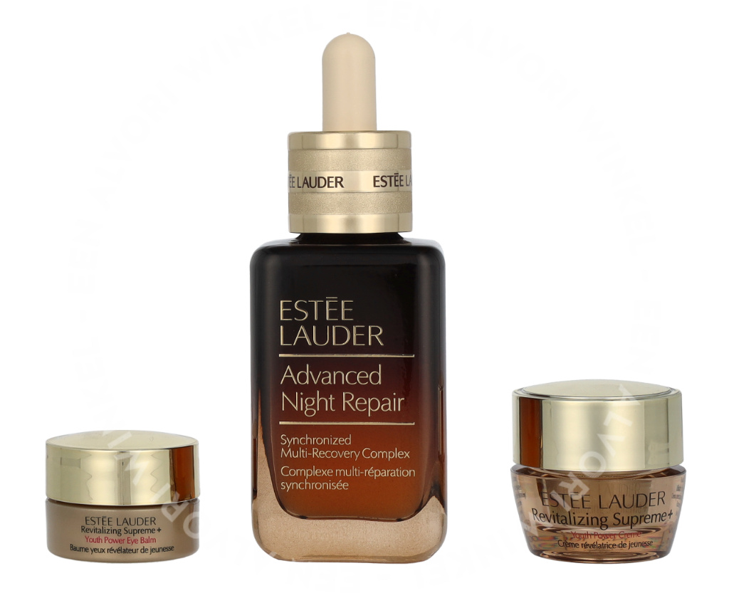 E.Lauder Collagen Power Glow Set 58ml Night Repair 50ml,/Revitalizing Supreme + Youth Power Eye Balm 3ml/Revitalizing Supreme/Youth Power Creme 5ml, - Afbeelding 3