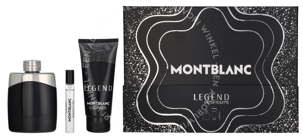 Montblanc Legend Pour Homme Giftset 207.5ml Edt Spray 100ml/Edt Spray 7.5ml/Shower Gel 100ml