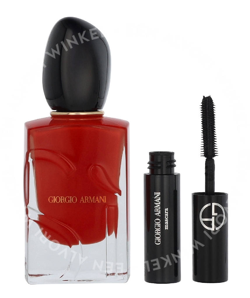 Armani Si Passione Giftset 54ml Edp Spray 50ml/Vertigo Lift Mascara 4ml - Afbeelding 3