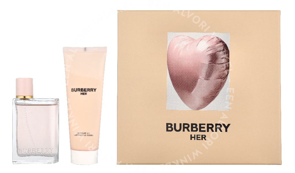 Burberry Her Giftset 125ml Edp Spray 50ml/Body Lotion 75ml