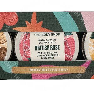 The Body Shop G2 Body Butter Trio Set 150ml Shea Body Butter 50ml/Mango Body Butter 50ml/British Rose Body Butter 50ml