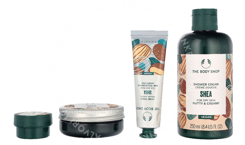 The Body Shop G3 Small Shea Giftset 140ml Hand Cream 30ml/Body Butter 50ml/Shower Cream 60ml - Afbeelding 3