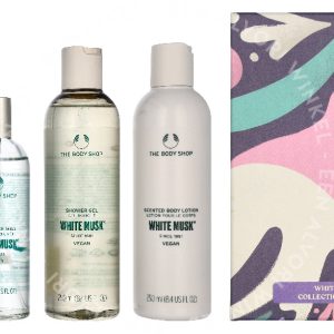 The Body Shop G4 Collection White Musk 630ml Edp 30 ml/Body Lotion 250ml/Shower Gel 250ml/Fragrance Mist 100ml