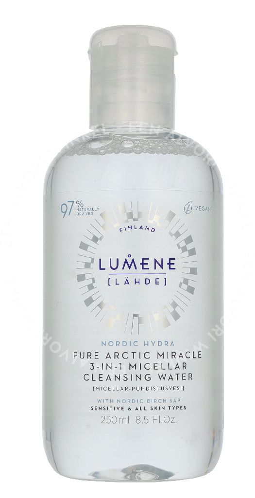 Lumene Lahde Pure Arctic Miracle 3in1 Micel. Water 250ml - Afbeelding 2