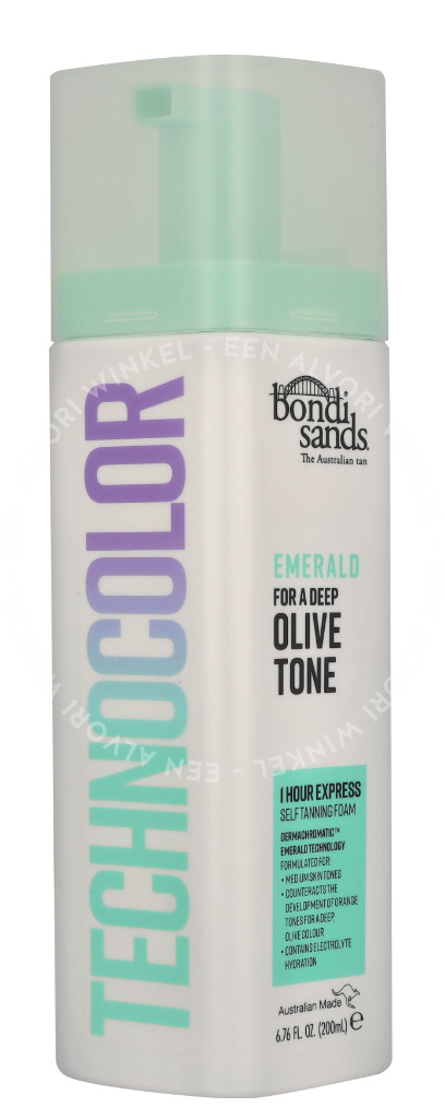 Bondi Sands Technocolour Emerald Self Tanning Foam 200ml - Afbeelding 2
