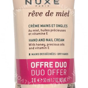 Nuxe Reve De Miel Hand And Nail Cream Duo Set 100ml 2x50ml