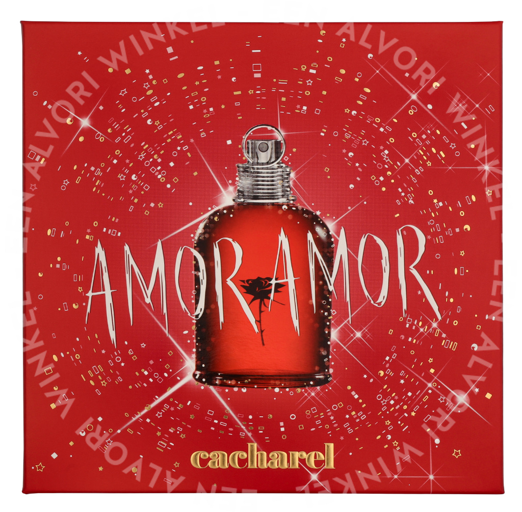 Cacharel Amor Amor Giftset 130ml Edt Spray 100ml/Edt Spray 30ml - Afbeelding 2