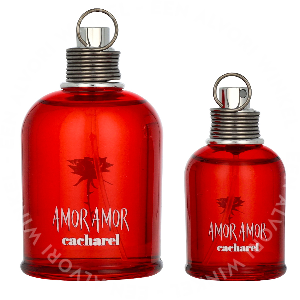 Cacharel Amor Amor Giftset 130ml Edt Spray 100ml/Edt Spray 30ml - Afbeelding 3