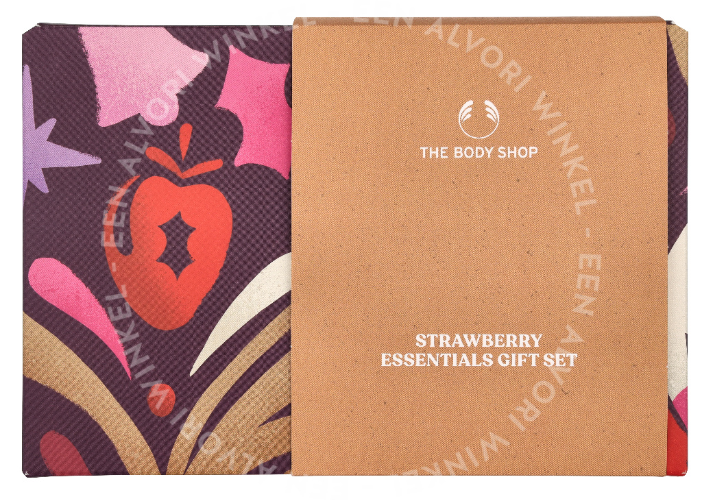 The Body Shop G3 Small Strawberry Giftset 140ml Hand Cream 30ml/Body Butter 50ml/Shower Cream 60ml - Afbeelding 2