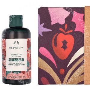 The Body Shop G3 Small Strawberry Giftset 140ml Hand Cream 30ml/Body Butter 50ml/Shower Cream 60ml