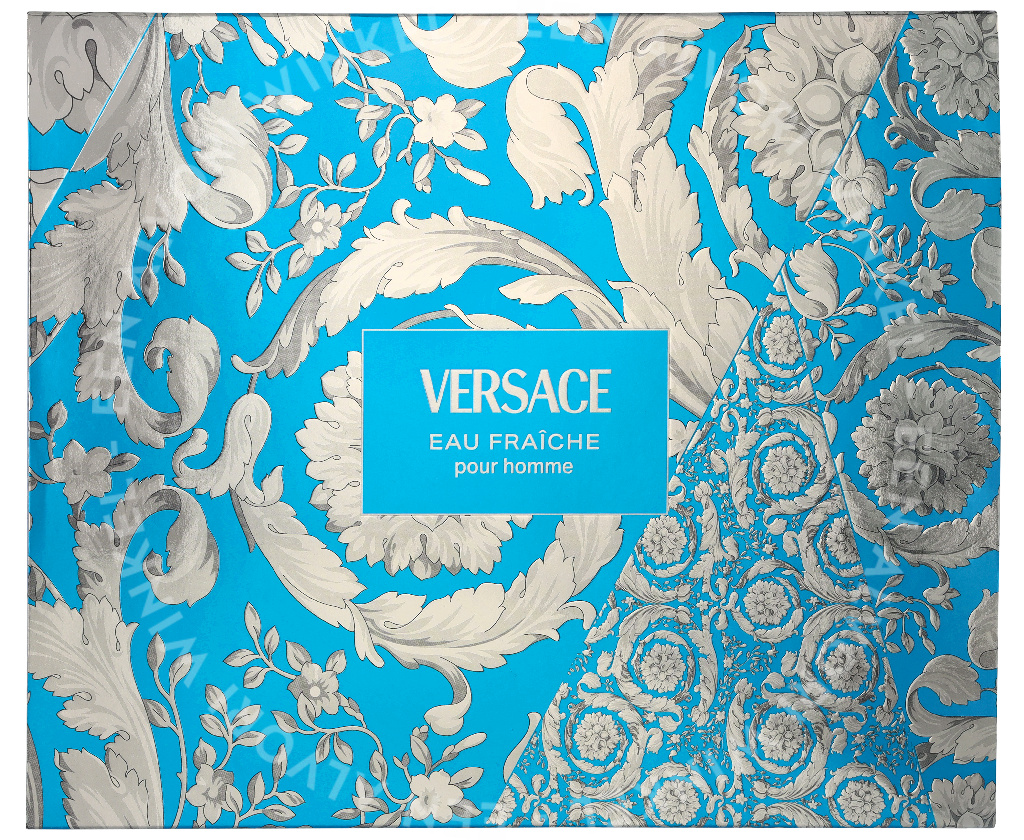 Versace Eau Fraiche Giftset 150ml Edt Spray 50ml/Bath & Shower Gel 50ml/Aftershave Balm 50ml - Afbeelding 2