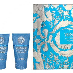 Versace Eau Fraiche Giftset 150ml Edt Spray 50ml/Bath & Shower Gel 50ml/Aftershave Balm 50ml