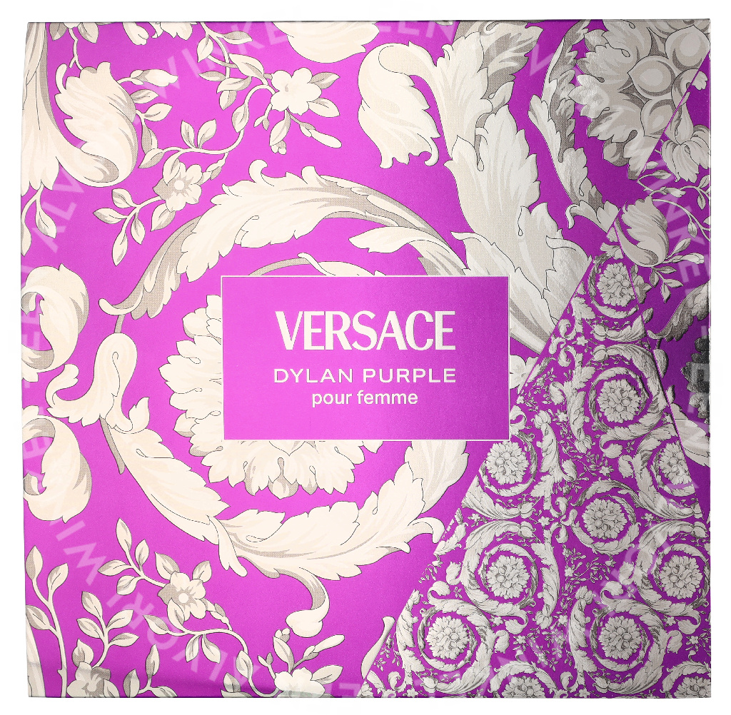 Versace Dylan Purple Giftset 80ml Edp Spray 30ml/Body Lotion 50ml - Afbeelding 2