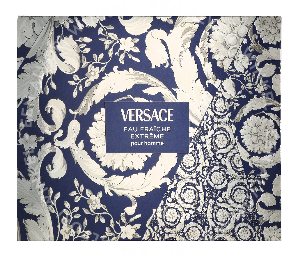 Versace Eau Fraiche Extreme Giftset 150ml Edp Spray 50ml/Bath & Shower Gel 50ml/Aftershave Balm 50ml - Afbeelding 2
