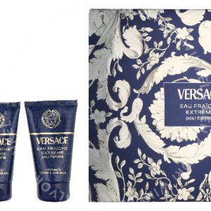 Versace Eau Fraiche Extreme Giftset 150ml Edp Spray 50ml/Bath & Shower Gel 50ml/Aftershave Balm 50ml