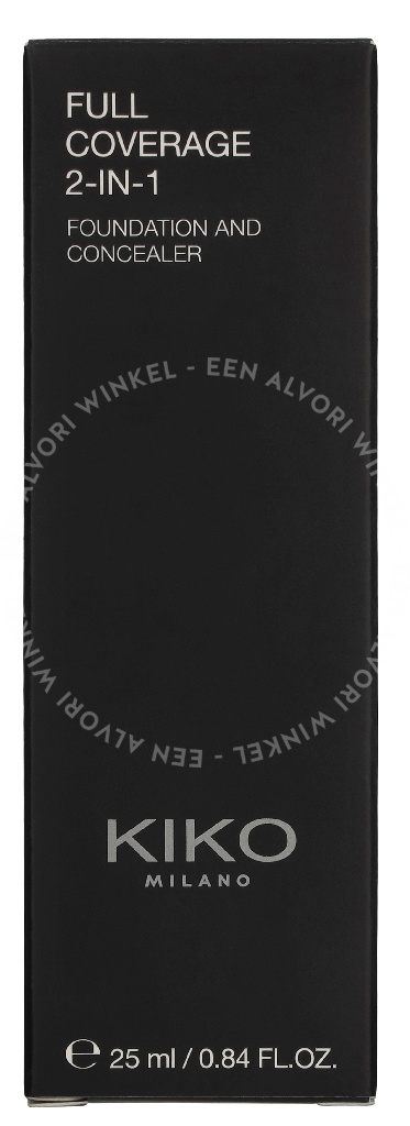 Kiko Milano Full Coverage 2 In 1 Foundation & Concealer 25ml N95 - Afbeelding 2