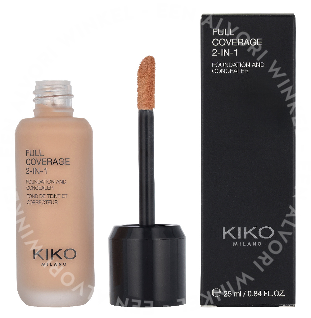 Kiko Milano Full Coverage 2 In 1 Foundation & Concealer 25ml WR30
