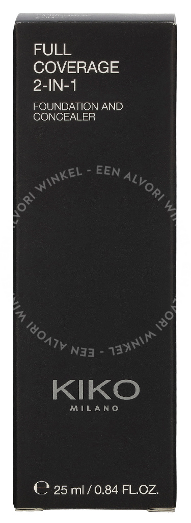 Kiko Milano Full Coverage 2 In 1 Foundation & Concealer 25ml O105 - Afbeelding 2